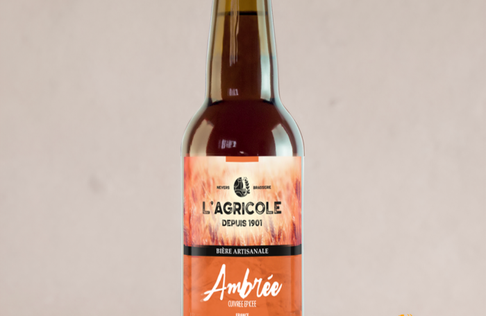 L'AGRICOLE AMBRÉE<br>
Bière Artisanale