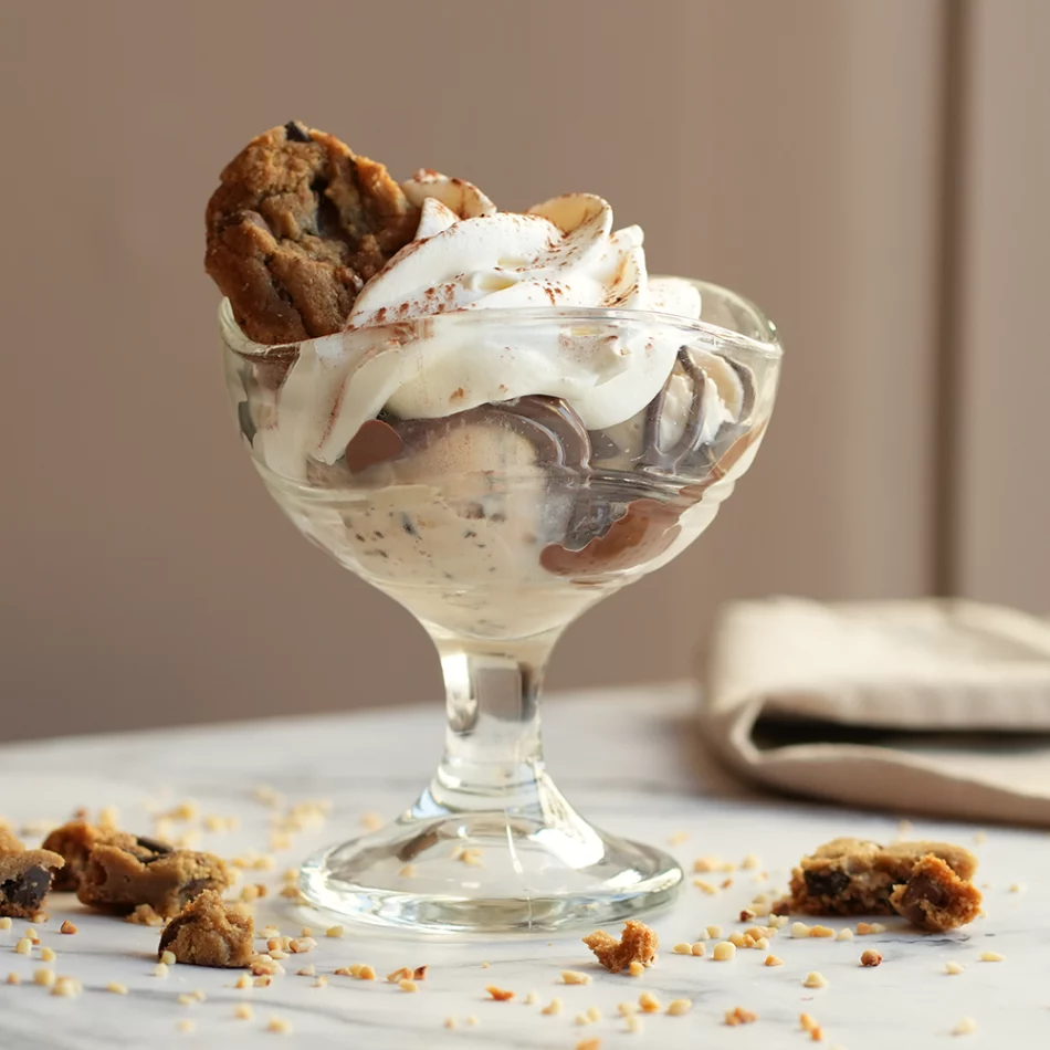 Coupe glacée American cookie