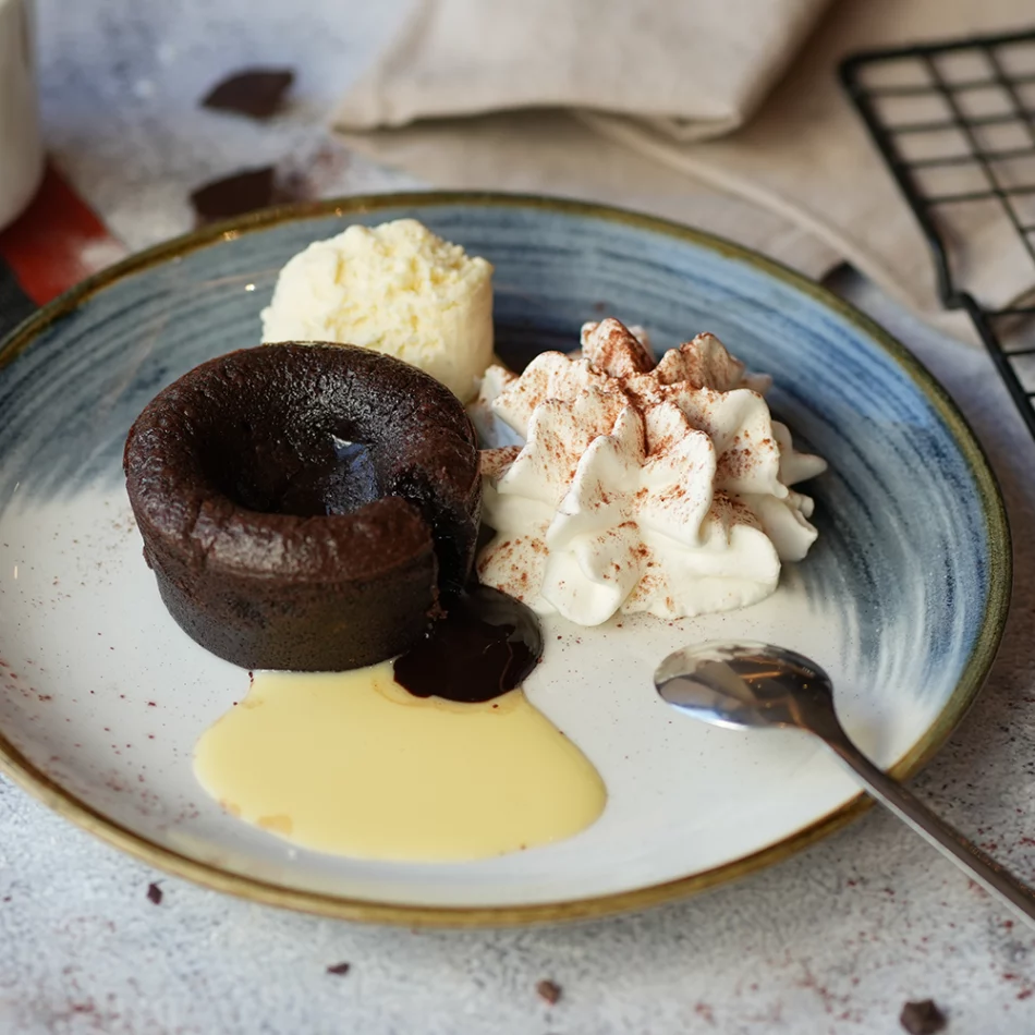 Fondant coeur chocolat