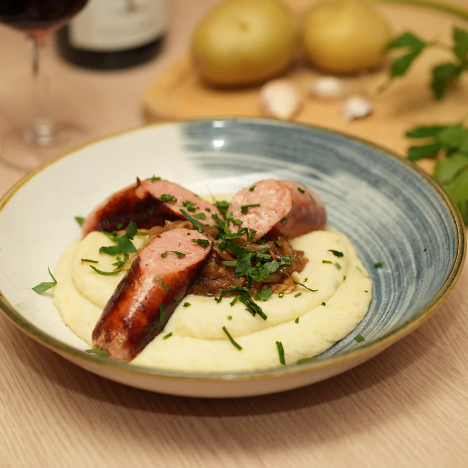 L’authentique saucisse purée