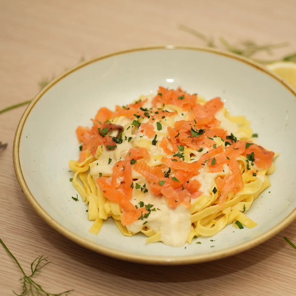 Tagliatelles au saumon